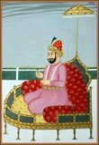 Nasir ud-din Muhammad Humayun (Persian: نصیر الدین محمد همایون; full title: Al-Sultan al-'Azam wal Khaqan al-Mukarram, Jam-i-Sultanat-i-haqiqi wa Majazi, Sayyid al-Salatin, Abu'l Muzaffar Nasir ud-din Muhammad Humayun Padshah Ghazi, Zillu'llah; 7 March 1508 - 22 February 1556) was the second Mughal Emperor who ruled present day Afghanistan, Pakistan, and parts of northern India from 1530–1540 and again from 1555–1556.<br/><br/>

Like his father, Babur, he lost his kingdom early, but with Persian aid, he eventually regained an even larger one. On the eve of his death in 1556, the Mughal empire spanned almost one million square kilometers.<br/><br/>

He succeeded his father in India in 1530, while his half-brother Kamran Mirza, who was to become a rather bitter rival, obtained the sovereignty of Kabul and Lahore, the more northern parts of their father's empire. He originally ascended the throne at the age of 22 and was somewhat inexperienced when he came to power.<br/><br/>

Humayun lost his Indian territories to the Pashtun noble, Sher Shah Suri, and, with Persian aid, regained them 15 years later. Humayun's return from Persia, accompanied by a large retinue of Persian noblemen, signaled an important change in Mughal court culture, as the Central Asian origins of the dynasty were largely overshadowed by the influences of Persian art, architecture, language and literature.<br/><br/>

Subsequently, in a very short time, Humayun was able to expand the Empire further, leaving a substantial legacy for his son, Akbar.