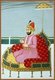 India: Nasir ud-din Muhammad Humayun (r. 1530-1540, 1555-1556) the second Mogul Emperor, kneeling on a throne